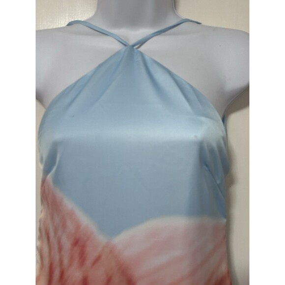 Peppermayo Exclusive Chloe maxi Dress Turquoise Bloom Size 2 NWT - Picture 6 of 13